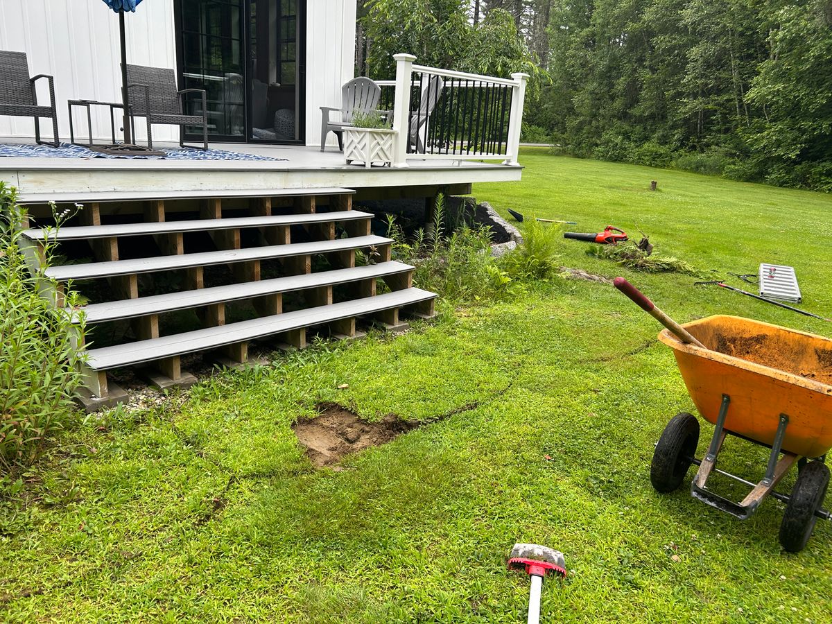 Full Landscape Redesign for CM & Sons Landscaping LLC in Benton, ME