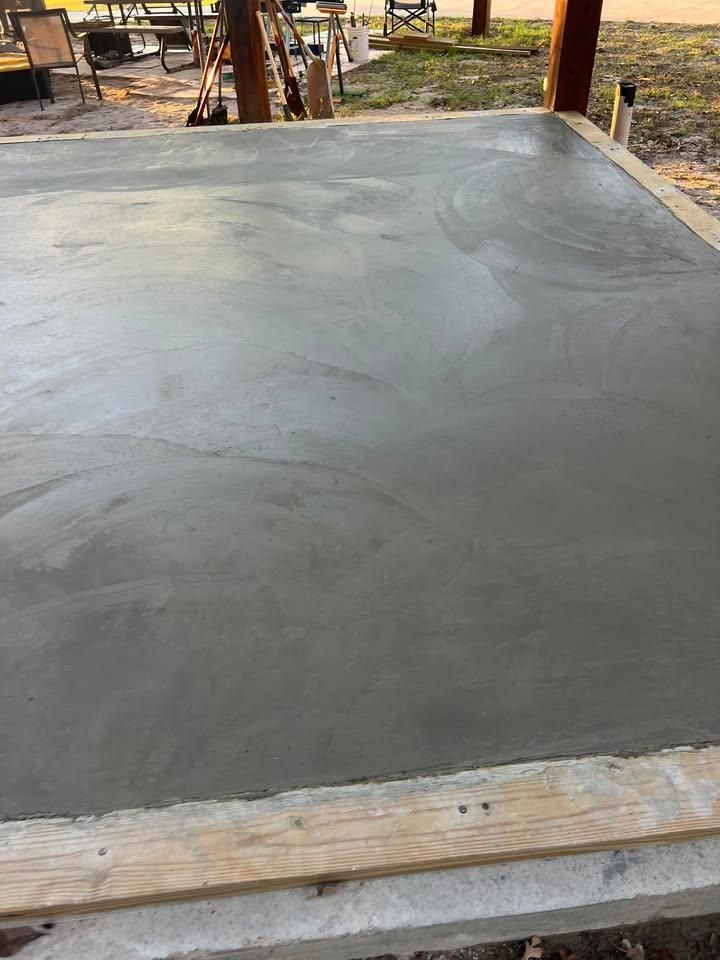 Concrete Construction for King Services in Seguin, TX