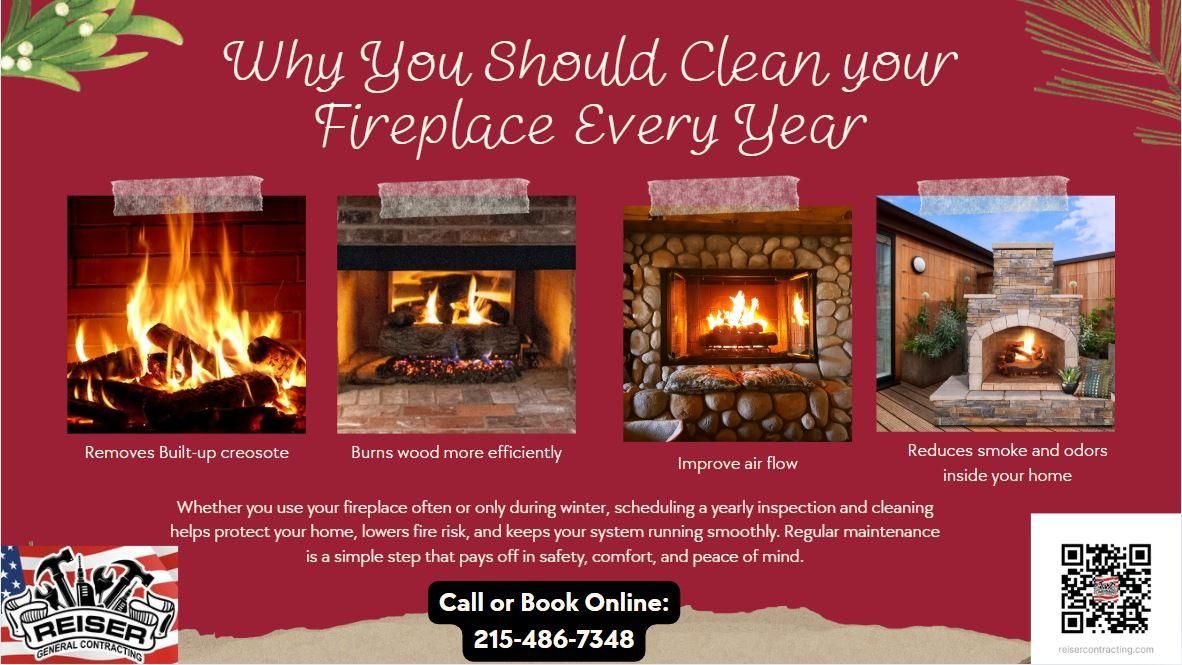 Fireplaces & Chimneys for Reiser General Contracting in Fairless Hills, PA