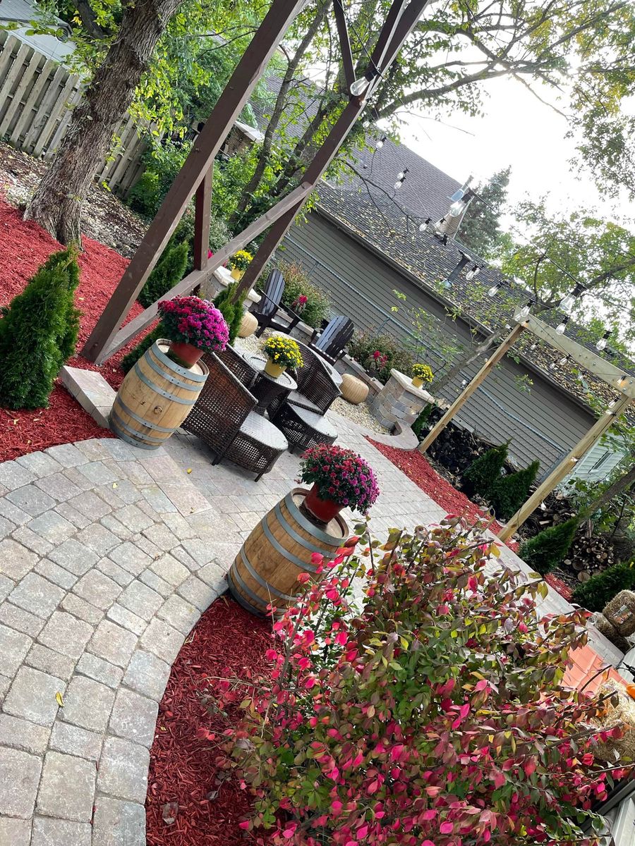 Landscape Installation for Alvarez Pavingstone INC. in Lyons, IL
