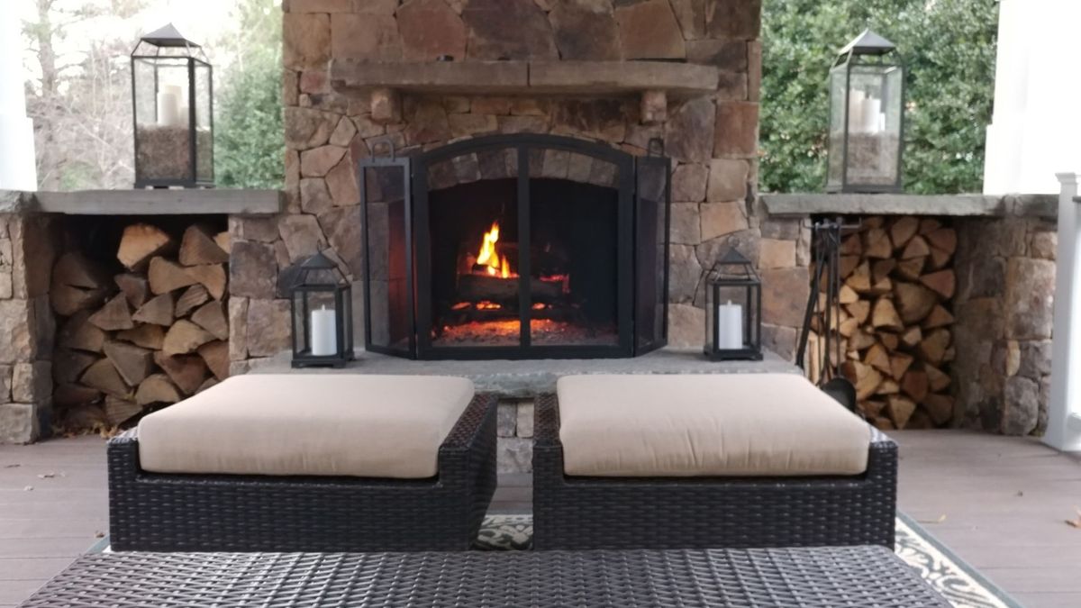 Outdoor Fireplaces for M&M Professional Landscaping in Sterling, VA
