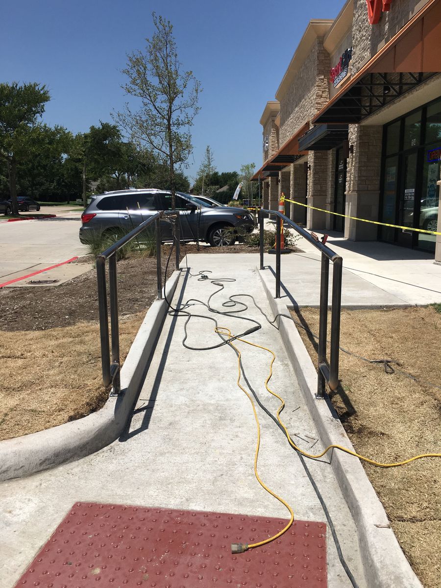 ADA Handicap Ramps for Midcities Concrete in Arlington, TX