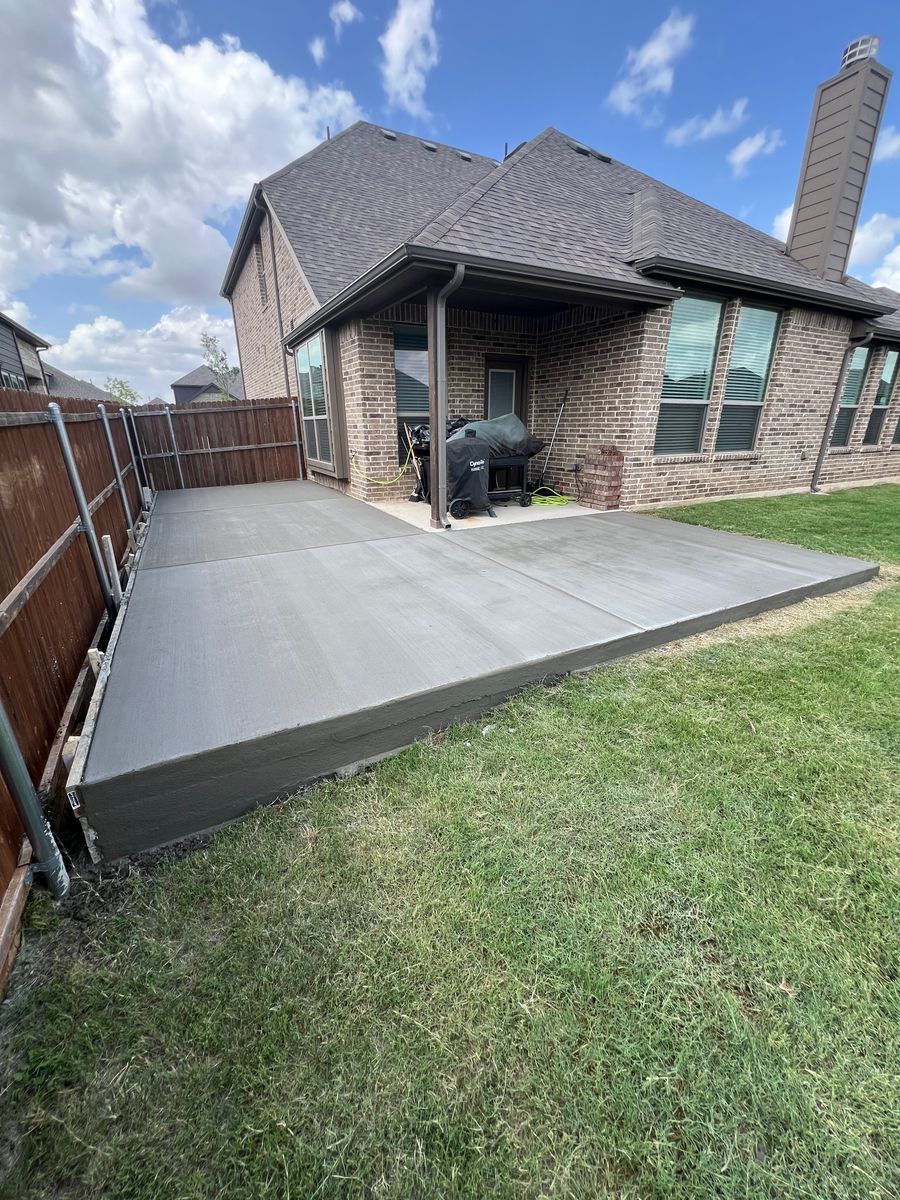 Concrete Slab Construction for BW Concrete Contracting LLC in Fort Worth, TX