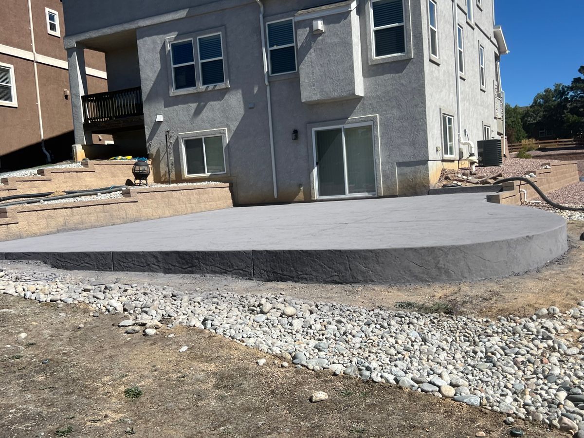 Patio Design & Installation for Highland Concrete & Landscaping in Colorado Springs, CO