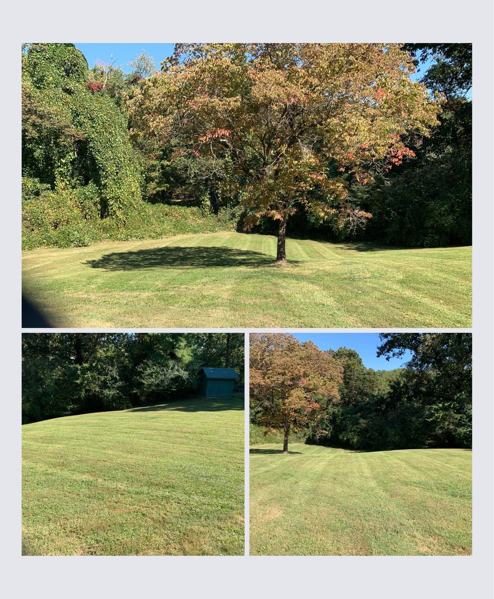 French Drain Install for ValleyScapes Landscaping in Walden, TN