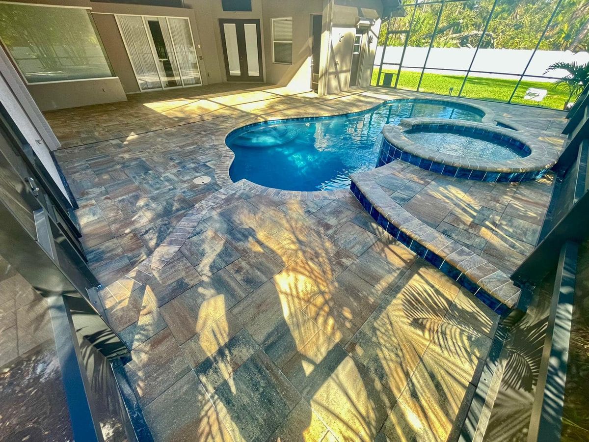 Paver Patios and Walkways for DelliQuadri Landscapes LLC in North Port, FL