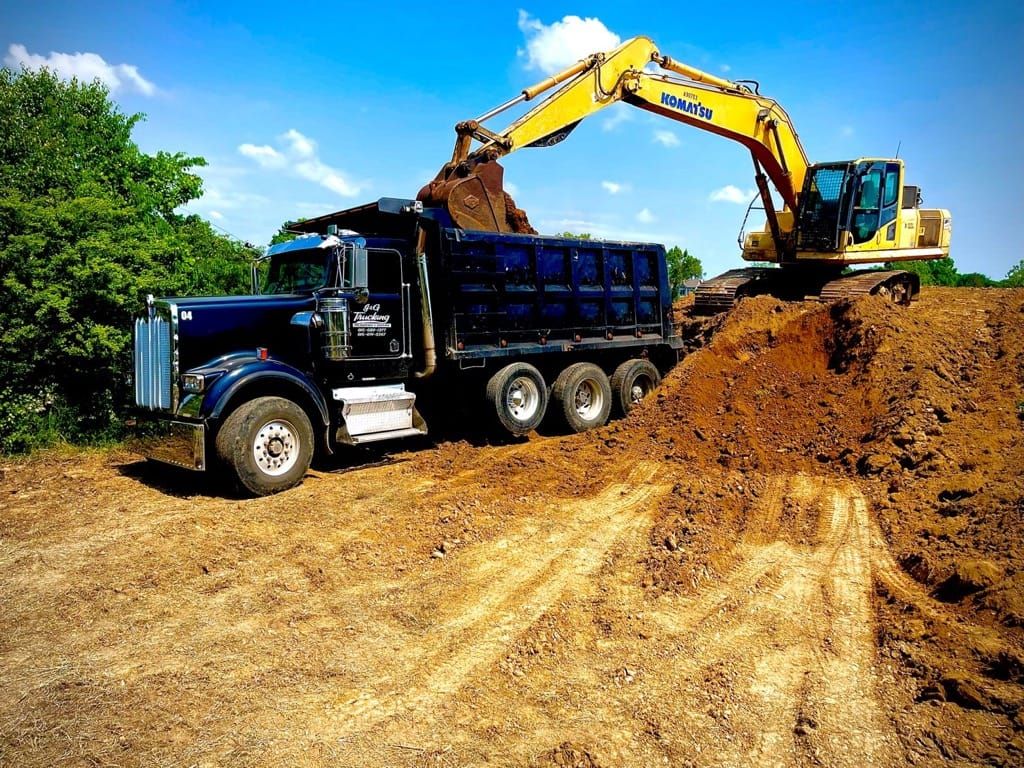 Site Preparation for J&G Trucking Excavating & Hauling in Nashville, TN