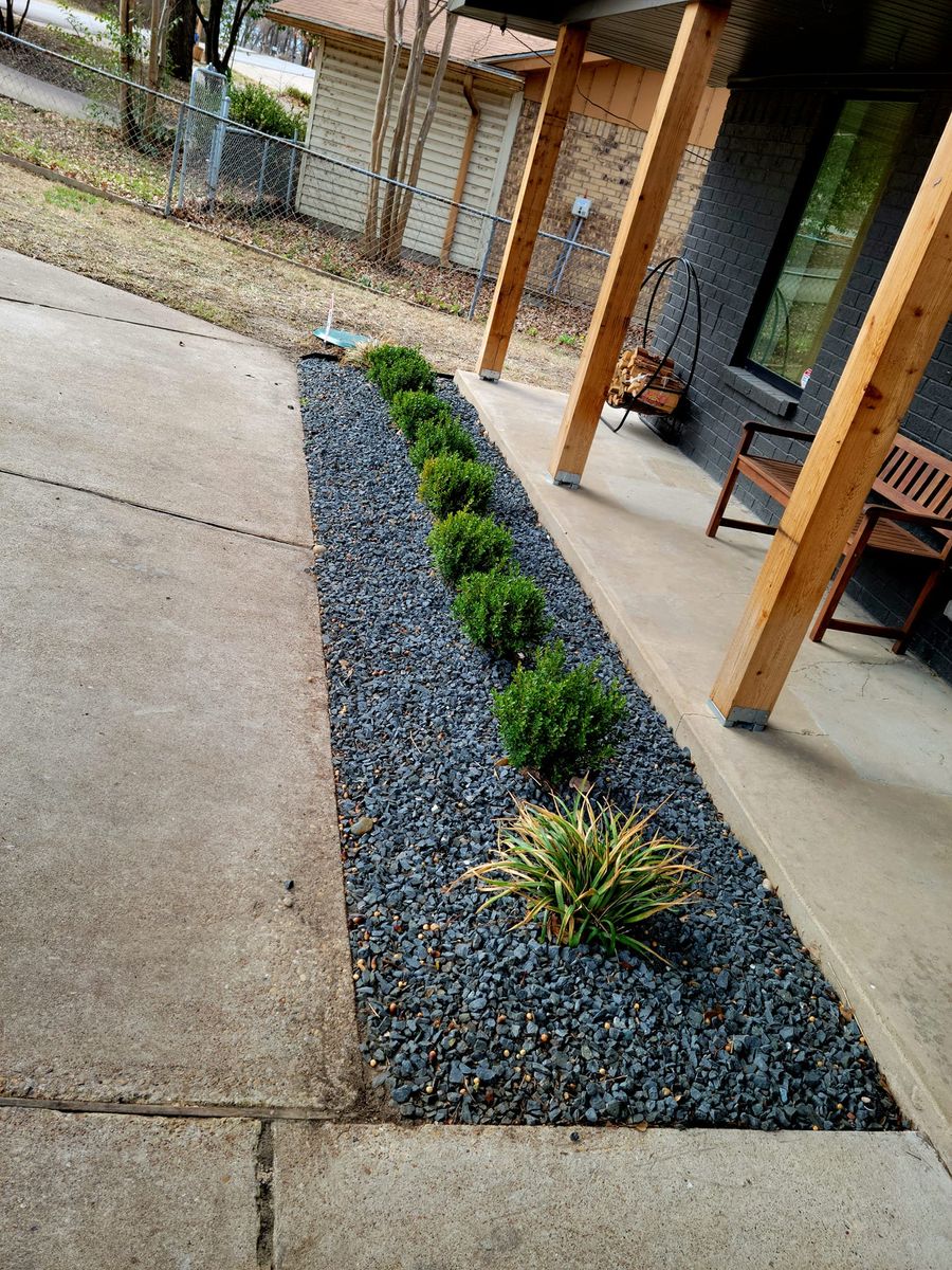 Shrub Trimming for JBC Mowing in Cedar Creek Lake, Texas