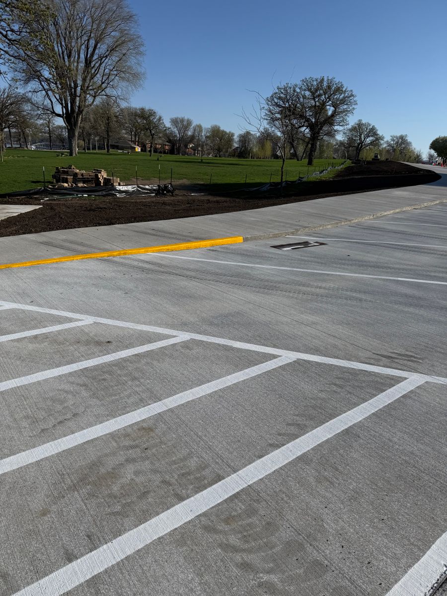 Line Striping for Midwest Line Striping LLC in Spirit Lake, IA