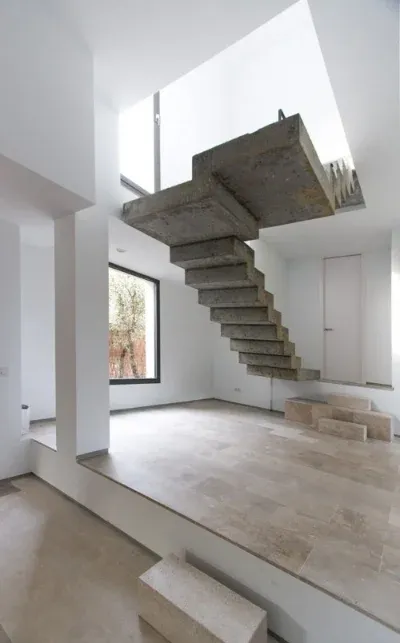 Stair Design & Installation for Contemporary Concrete Construction in Virginia Beach, VA