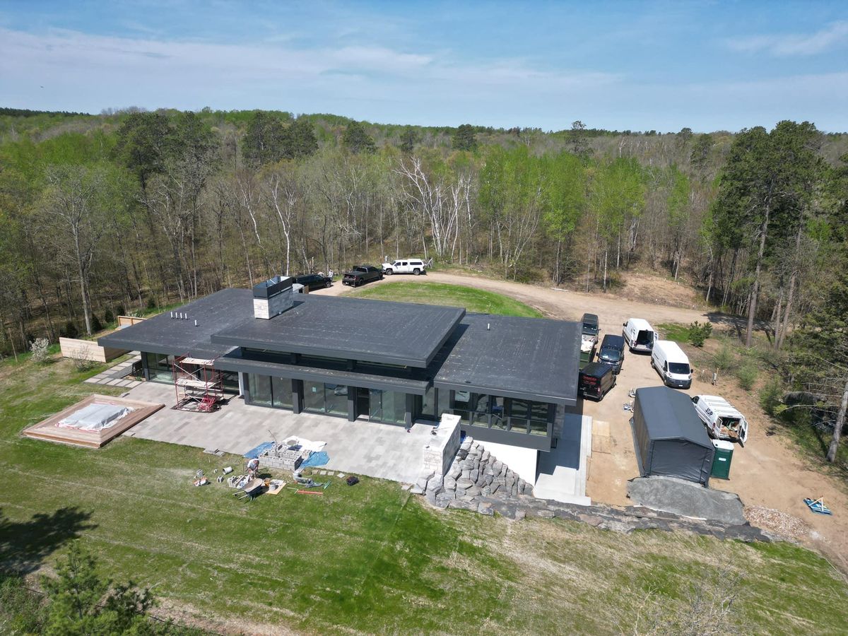 Low Slope EPDM Roofing Installation for Patriot Roofing Plus LLC in Pequot Lakes, MN