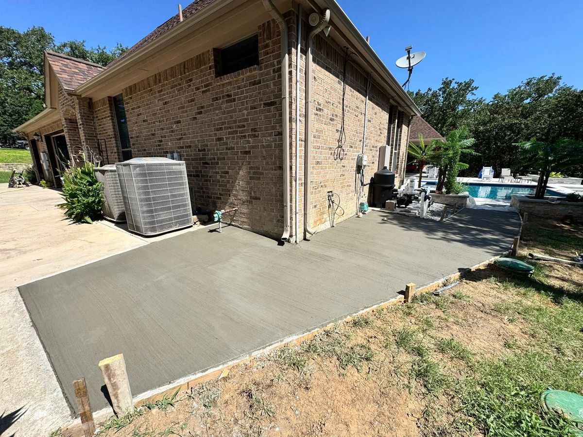 Concrete  for Year Round Trees & Concrete Inc. in Fort Worth, TX