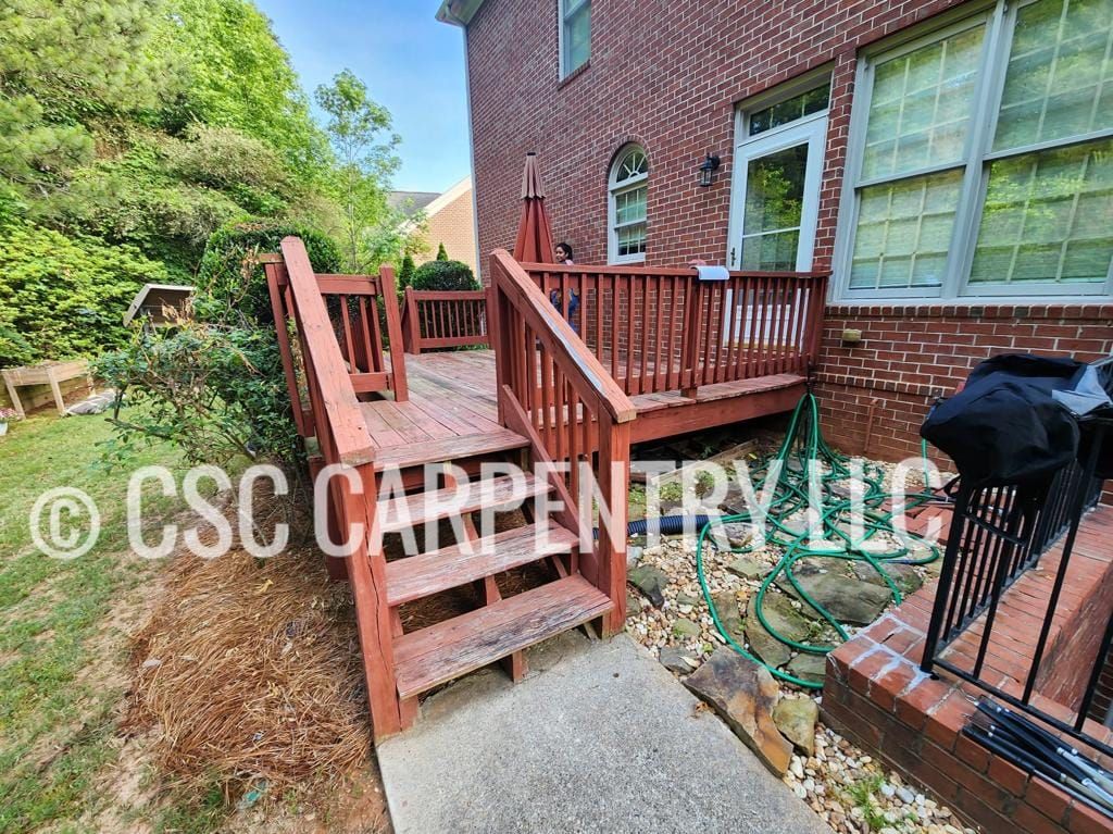 Custom Decks for CSC Carpentry LLC in Alpharetta, GA