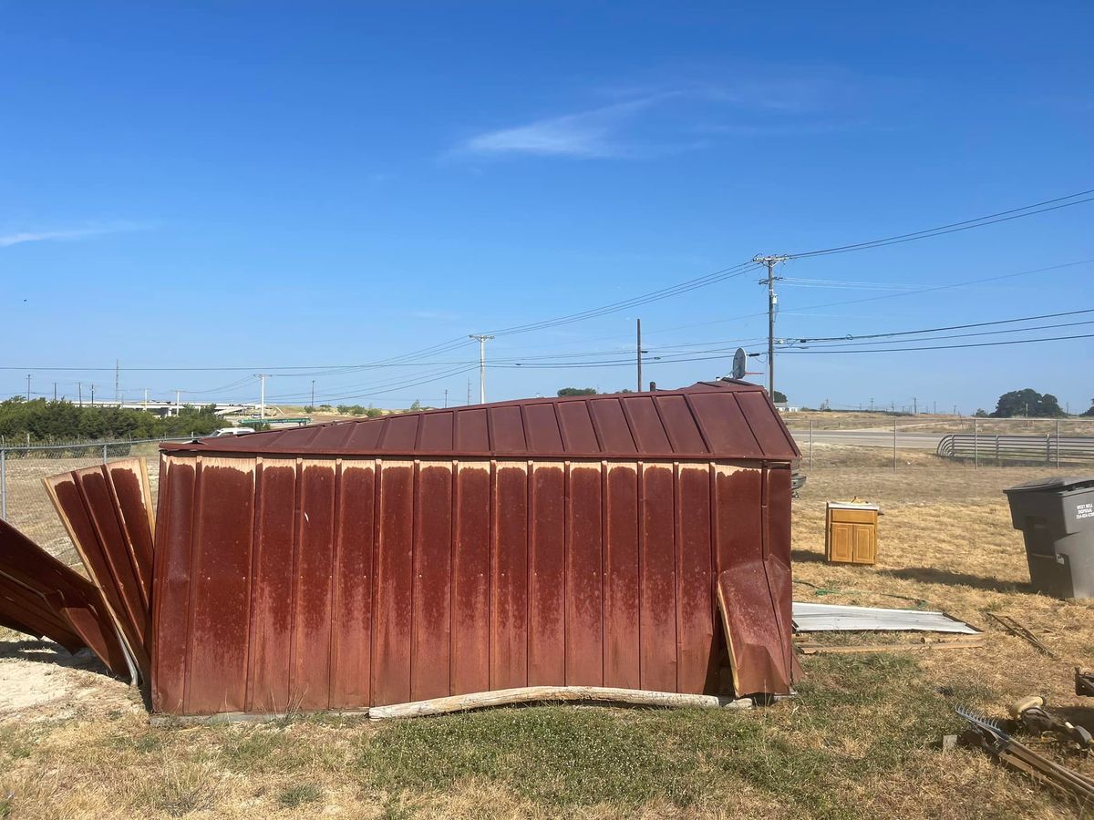 demolition for CrossCut in Kempner, TX