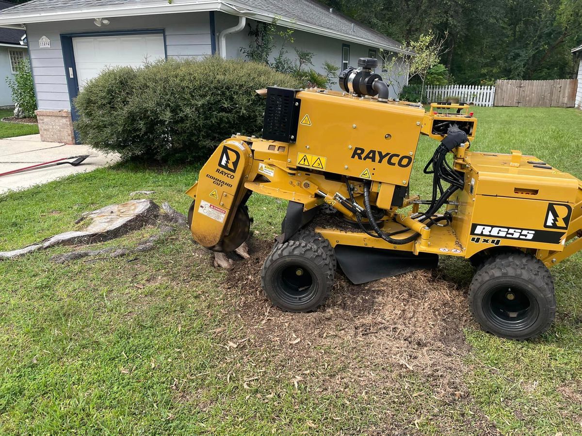 Commercial Stump Grinding for On The Grind Stump Grinding Services LLC in Jacksonville, FL