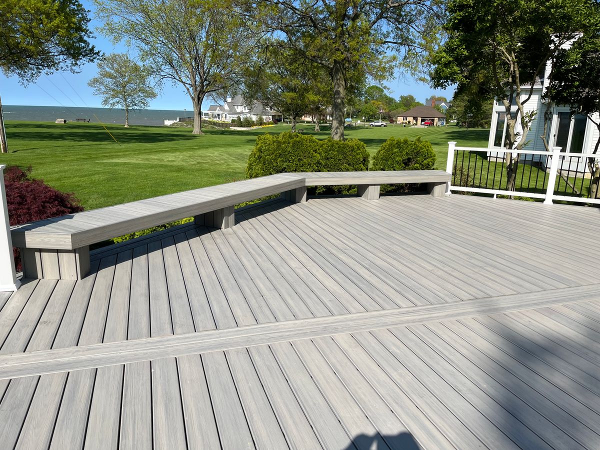 Composite Deck for Castle Fence and Deck LLC in Medina, OH