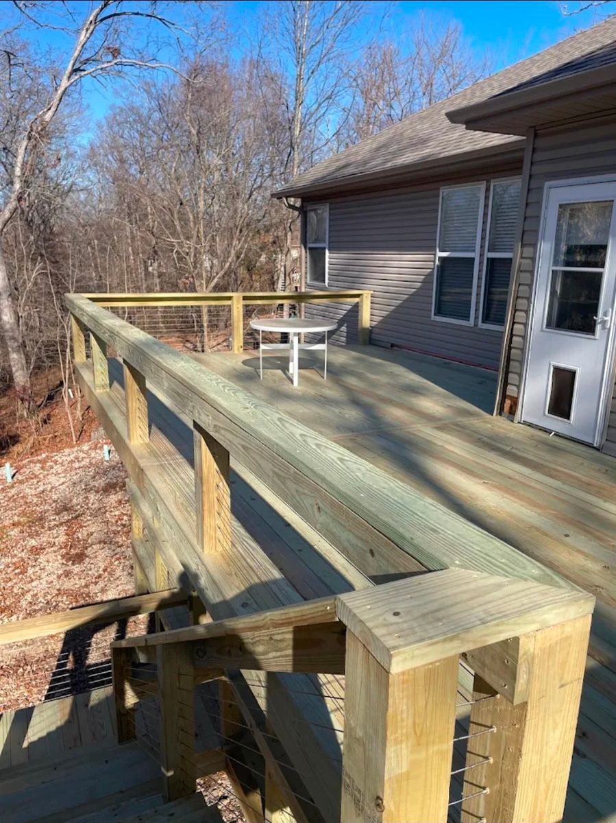 Wood Decks for NWA Custom Decks & Builds in Bentonville, AR