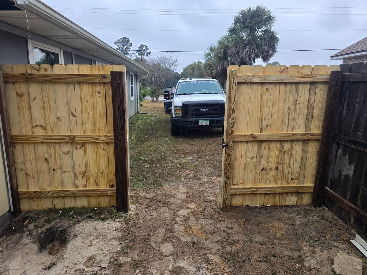 Fence Repair for Phillips Fencing Solutions in Pensacola, FL