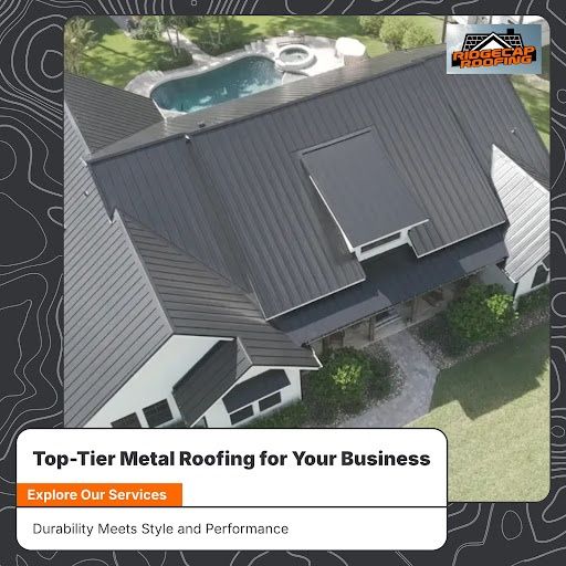 Metal Roof for Ridgecap Roofing in Port St. Lucie, FL