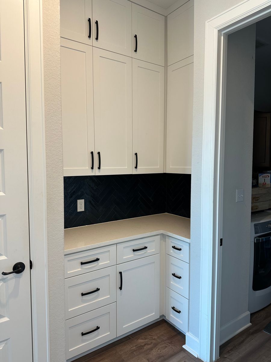 Custom Cabinet Design for HTH Construction ATX in Travis County, TX