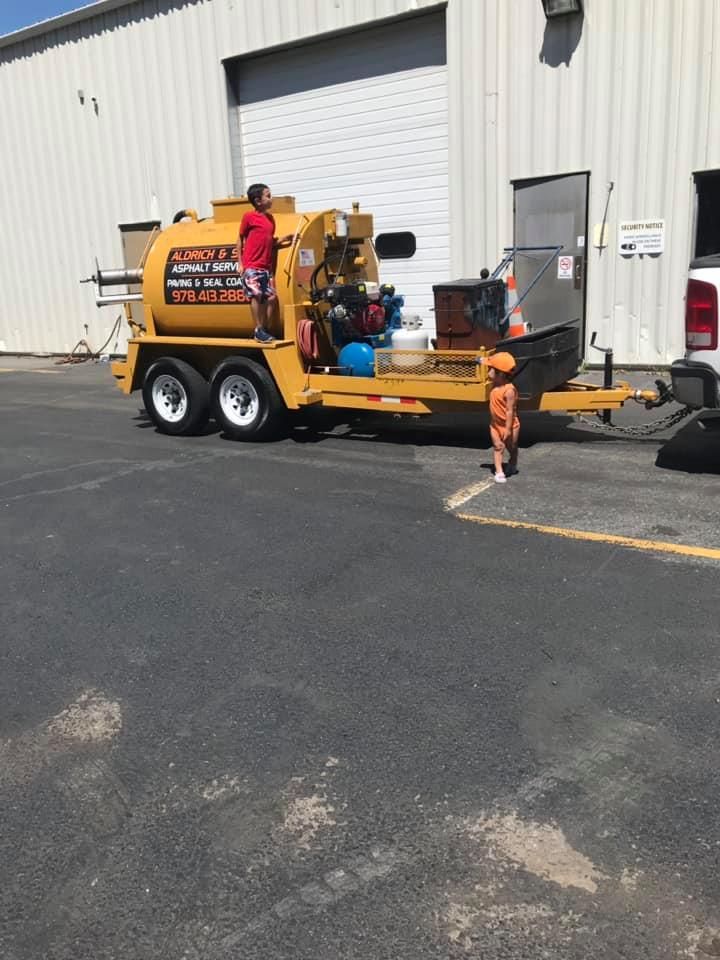 Seal Coating for Aldrich & Sons Asphalt Services in Lowell, MA
