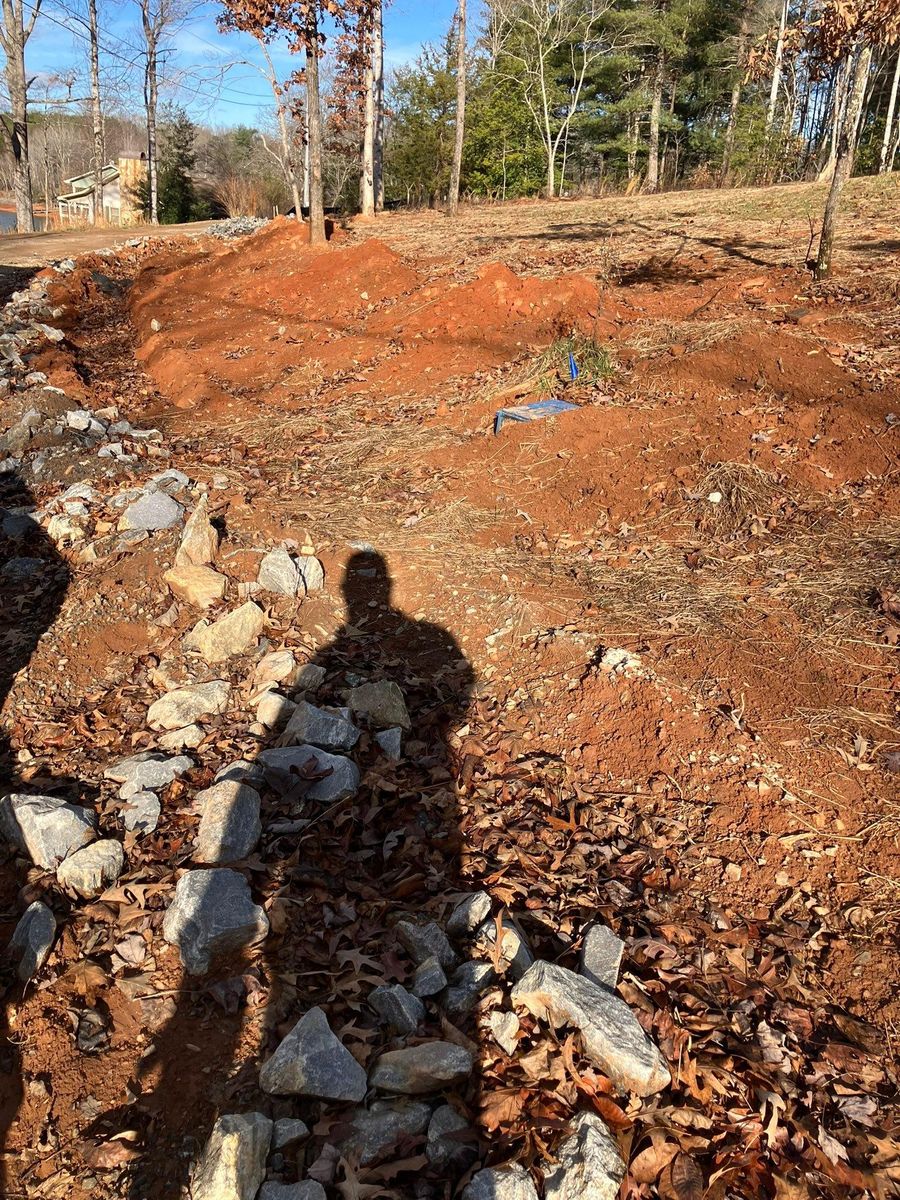 Excavation for Gibson Grade Works in Towns County, GA