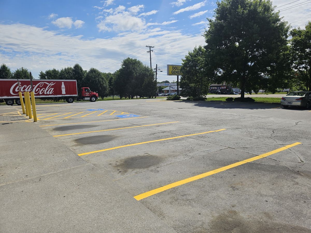ADA Pavement Markings for Stripe A Lot in Knoxville, TN