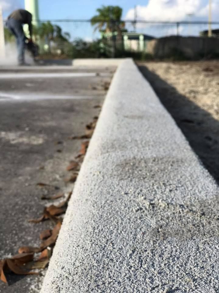 Concrete Curbing for A Custom Curb & Borders in Sebring, FL