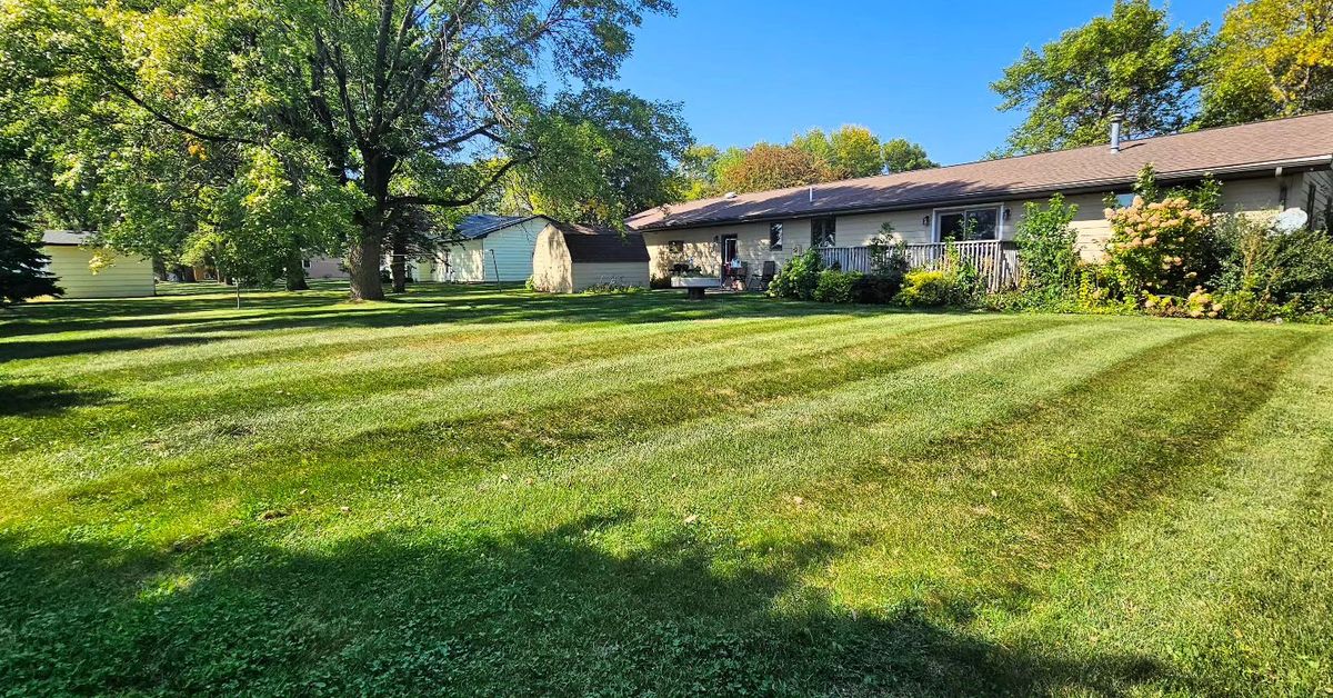 Mowing for A-N-H Lawn Care in Madison, MN