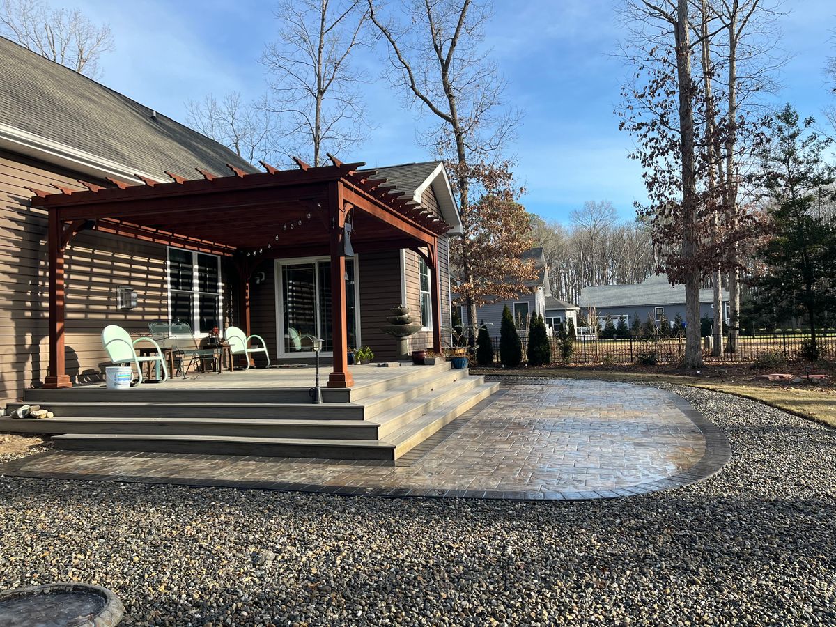 Natural Stone Hardscape for Broker Post Ground Crew in Sussex County, DE