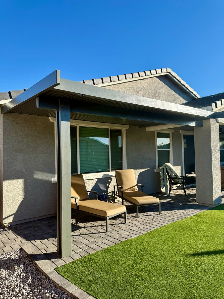 Alumawood Pergolas for Zeescapes Design Concepts in Mesa, AZ