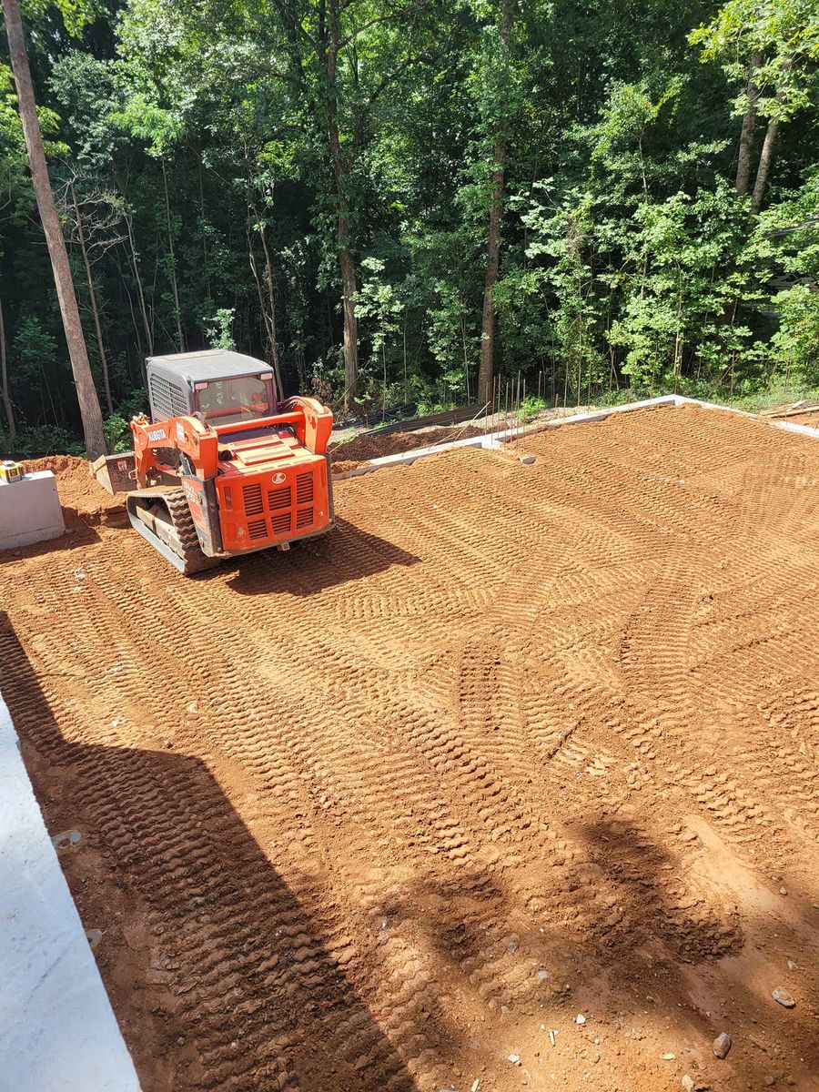Land Grading for Bobcat Bob in Clermont, GA