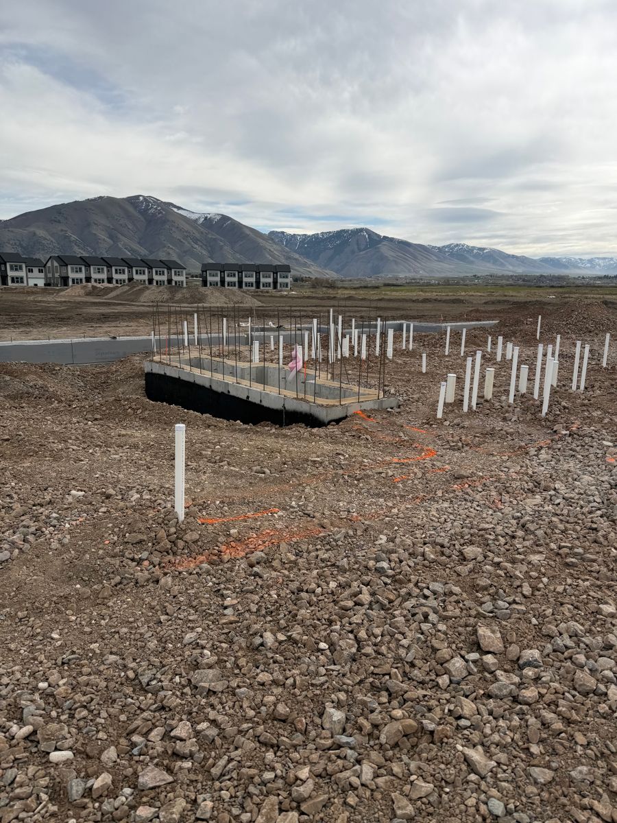 Site Preparation for Double C Plumbing & Excavation in Tremonton, UT