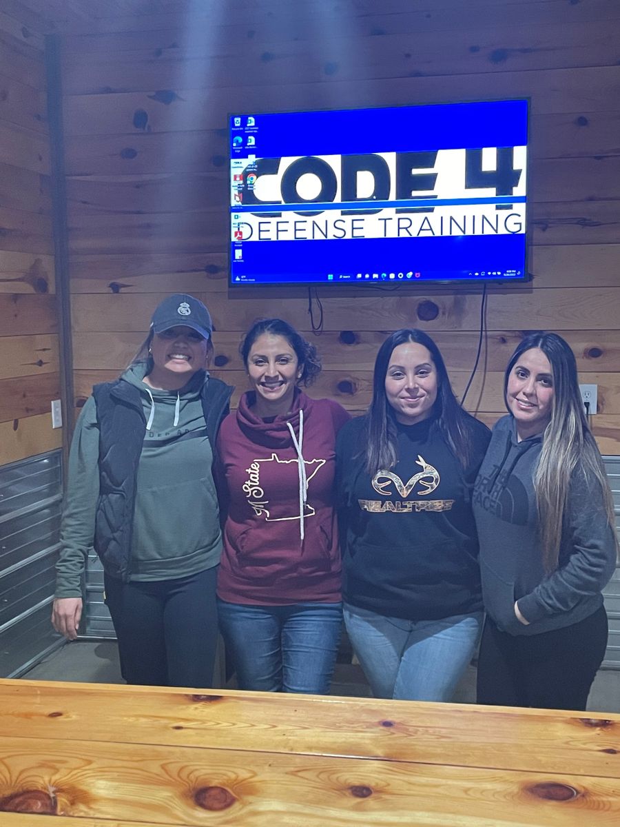 Women Only Classes for Code 4 Defense in Pelican Rapids, MN
