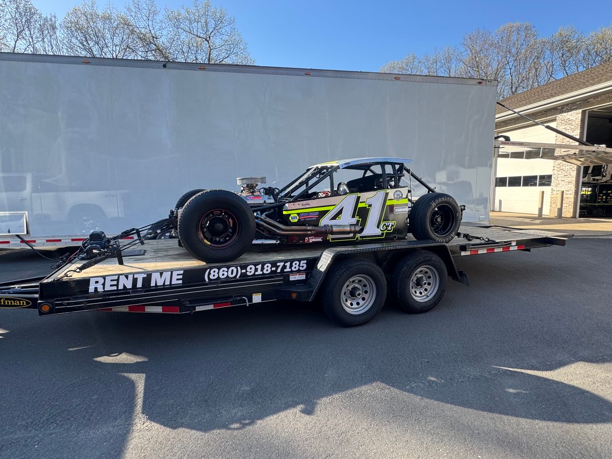 Tilt Deck Car Hauler for Chapman Rentals in Ellington, CT