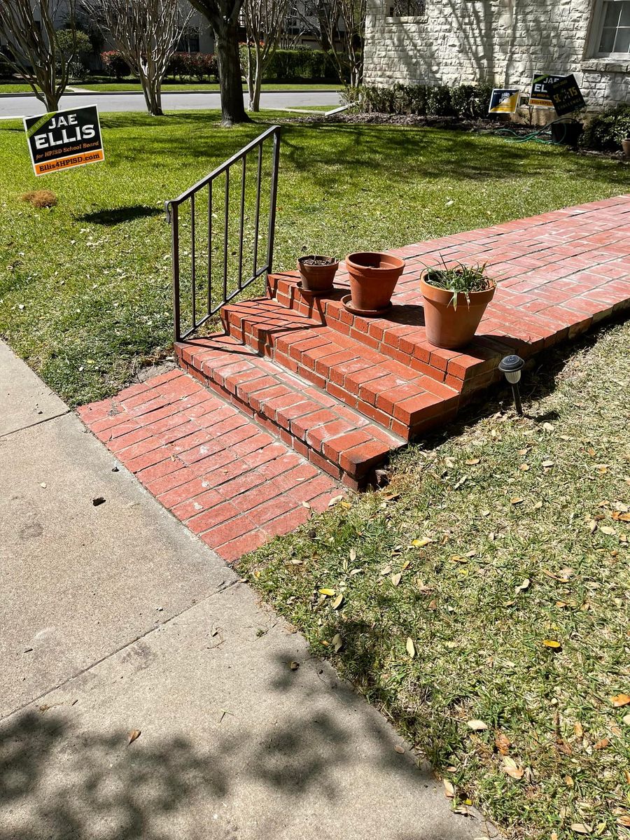 Step Installation for Davalos Masonry in Mesquite, TX