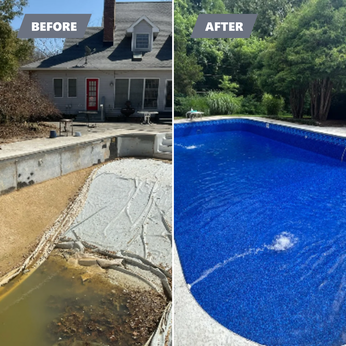 Liner Changes for CW Pool Care in Owensboro, KY