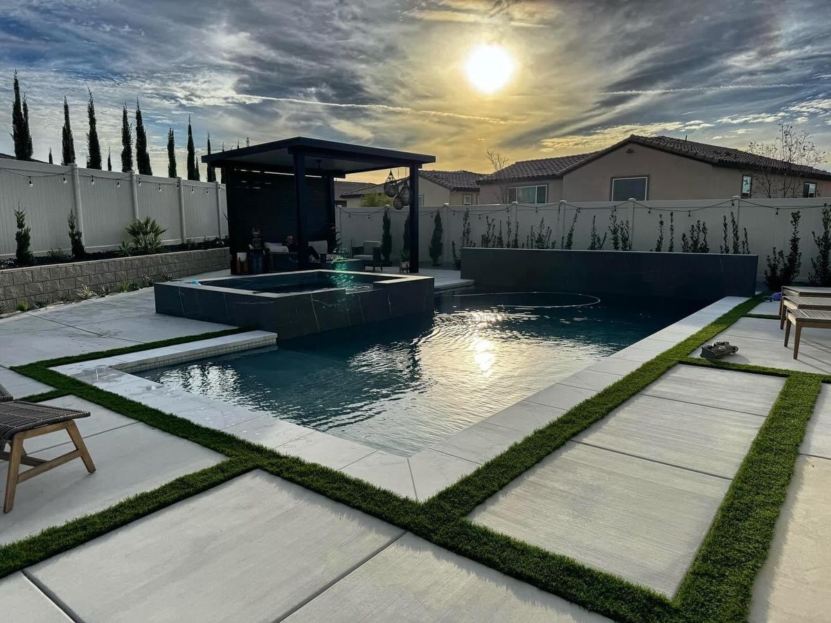 Pool Remodels for Texas Curb N Borders in Houston, TX