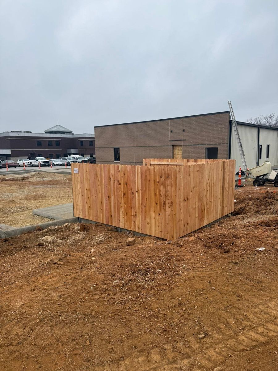 Fence Installation for B&J Fencing in Harviell, MO