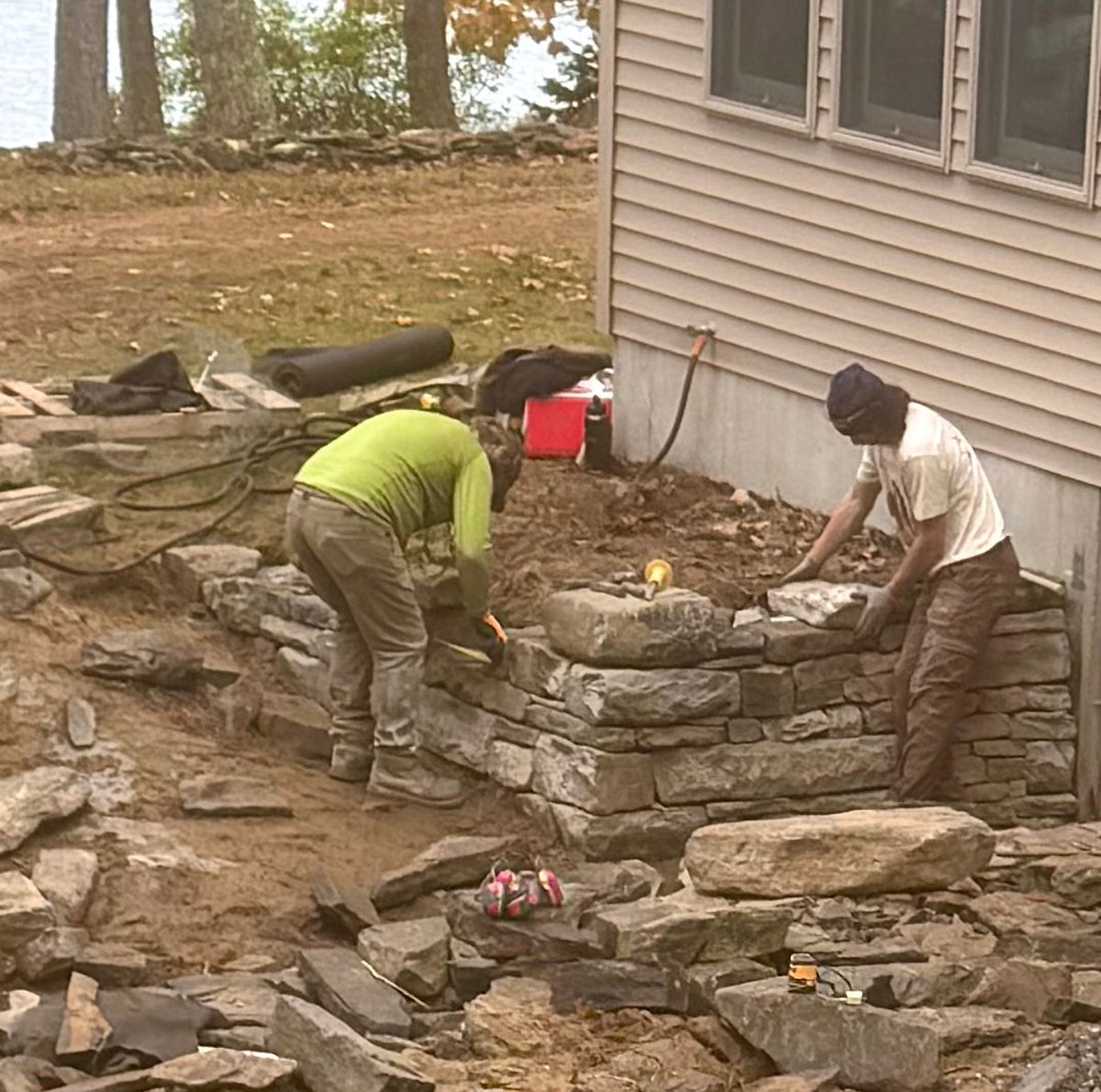 Stone Masonry for Natural Roots in Georgetown, ME