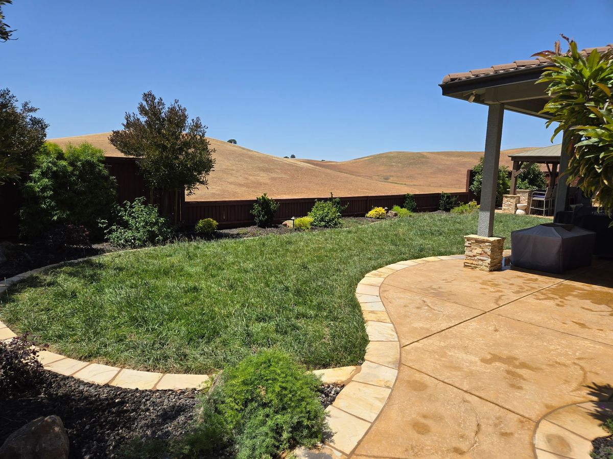 Backyard Transformation for LEBEC, Inc in Brentwood, CA