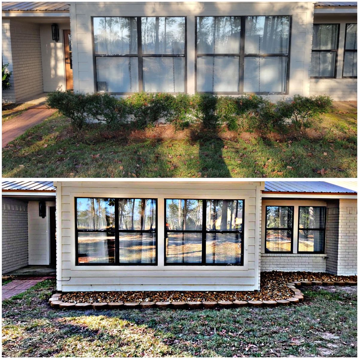 Rock Beds for JT’s Landscaping in Tyler County, TX