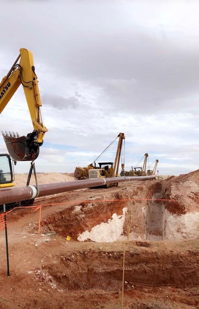 Excavation for Global Pipeline in Corpus Christi, TX