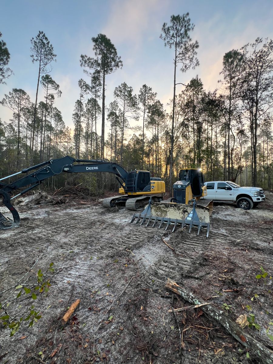Excavation for Bay Hill Development in Nahunta, GA