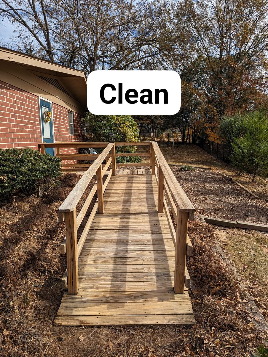 Deck & Patio Cleaning for Precision Pressure and Soft Washing LLC in Albemarle, NC