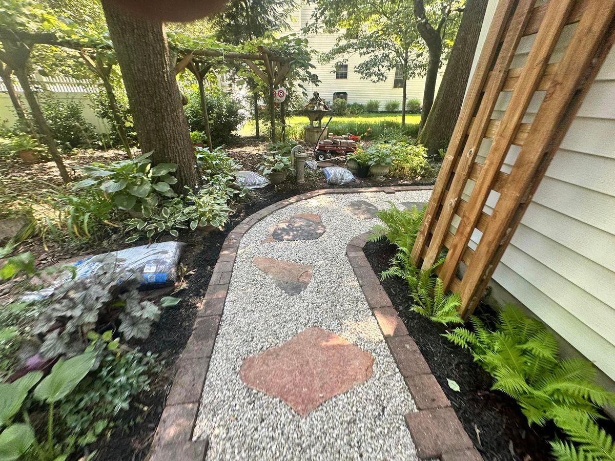 Walkway Construction for Matteo Hardscapes in Towson,  MD