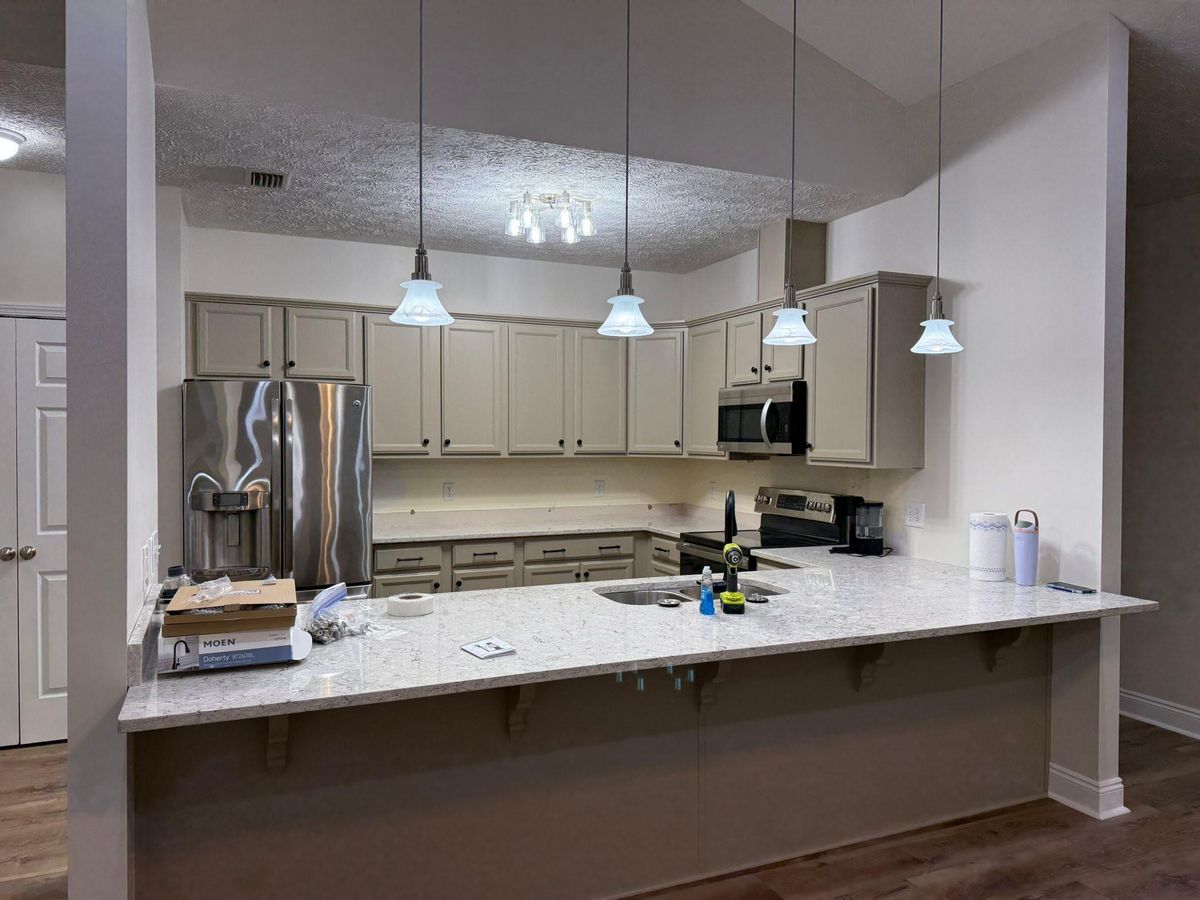 Kitchen and Cabinet Refinishing for Walls N All Painting in Panama City, FL