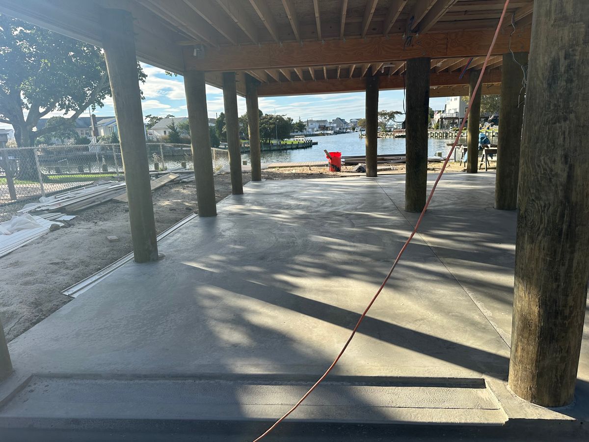 Concrete Driveway Installation for DiDaniele Masonry in Tuckerton, NJ