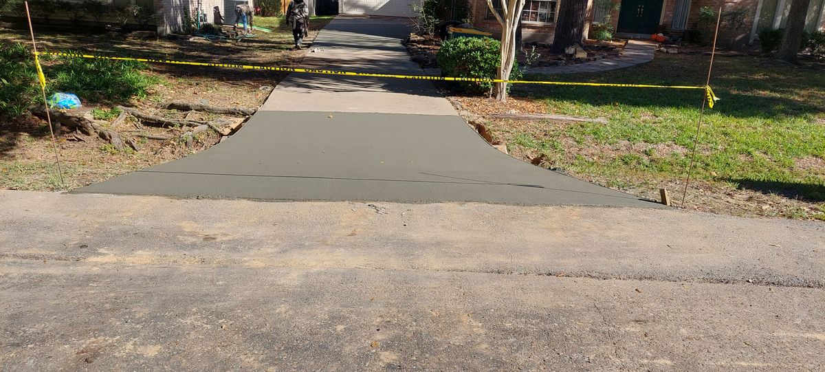 Driveways for Slabs on Grade - Concrete Specialist in Spring, TX