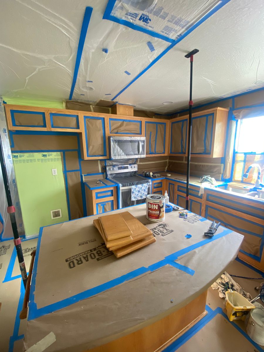 Kitchen and Cabinet Refinishing for AFP Painting LLC in Castle Rock, WA